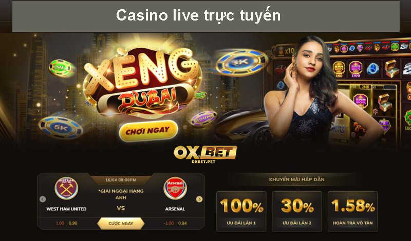 Casino live trực tuyến